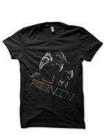 Ronin Black Half Sleeve T-Shirt