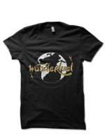 Wanderlust Black Half Sleeve T-Shirt