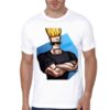 Johnny Bravo White T-Shirt