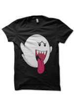 Boo Black Half Sleeve T-Shirt