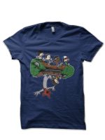 Stranger Things Navy Blue Half Sleeve T-Shirt