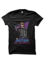 Don't F*ck With The Babysitter Black Half Sleeve T-Shirt
