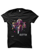 Led Zeppelin Black Half Sleeve T-Shirt