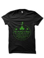 St. Patty's Black Half Sleeve T-Shirt