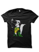 Super Skunk Black Half Sleeve T-Shirt