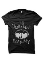 Umbrella Academy Black Half Sleeve T-Shirt