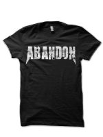 Abandon Half Sleeve Black T-Shirt