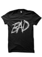 Bad Black Half Sleeve T-Shirt