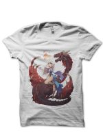 Game Of Thrones White Half Sleeve T-Shirt