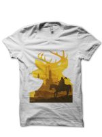 Game Of Thrones White Half Sleeve T-Shirt