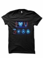 I Love Ironman Black T-Shirt