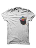Pokemon White Half Sleeve T-Shirt