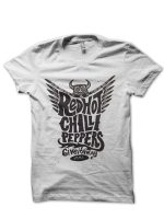 RHCP Rock Band White Half Sleeve T-Shirt
