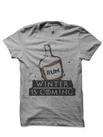 Winter Is Coming Rum Half Sleeve T-Shirt