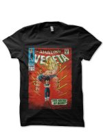 The Amazing Vegeta Black Half Sleeve T-Shirt