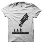 Van White Half Sleeve T-Shirt
