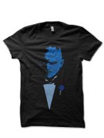 The King Father Black Half Sleeve T-Shirt
