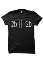 2b Black Half Sleeve T-Shirt