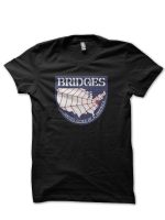 United Cities Of America Half Sleeve Black T-Shirt