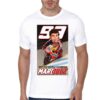 Marc Marquez White Half Sleeve T-Shirt