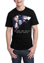 Game Of Thrones Half Sleeve Black T-Shirt