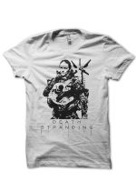 Death Stranding White Half Sleeve T-Shirt