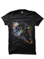 Moto GP Black Half Sleeve T-Shirt