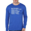 Qa Engineer Walks Into A Bar Royal Blue Full Sleeve T-Shirt