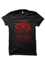 Spiderman Half Sleeve Black T-Shirt