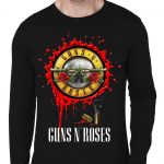 Guns And Roses Full Sleeve Black T-Shirt
