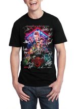 Stranger Things Half Sleeve Black T-Shirt