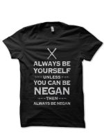 Always Be Yourself Half Sleeve Black T-Shirt
