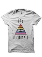 Gay Illuminati Half Sleeve T-Shirt