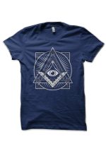 Illuminate Half Sleeve Black T-Shirt