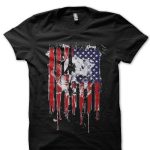 Skull Flag Half Sleeve T-Shirt