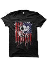 Skull Flag Half Sleeve T-Shirt