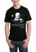 Thunderbalt And lightning Very Frightening Me Black Half Sleeve T-Shirt