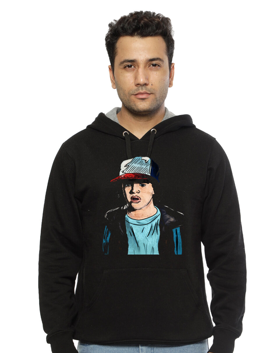 Dustin | Stranger Things Black Hoodie