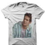 John Mayer White Half Sleeve T-Shirt