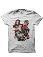 Nwo White Half Sleeve T-Shirt