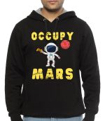 Occupy Mars Black Hoodie