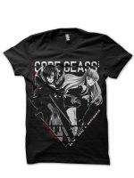 Code Geass Lelouch Black T-Shirt