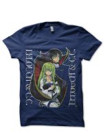 Code Geass Lelouch Navy Blue T-Shirt