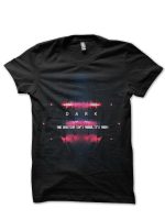 The Question Isn't Where Its When! Half Sleeve Black T-Shirt