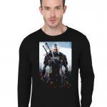 Witcher v6 Black Full Sleeve T-Shirt