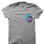 Galactic Rick and Morty Halves T-Shirt