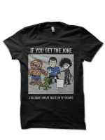 Rock Paper Scissors Lizard Spock Black T-Shirt
