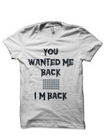 John Wick 3 Half Sleeve White T-Shirt