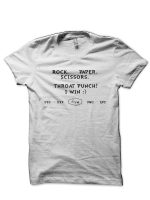 Rock Paper Scissors Lizard Spock White T-Shirt