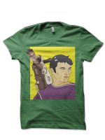 Robert Forster Green Half Sleeve T-Shirt